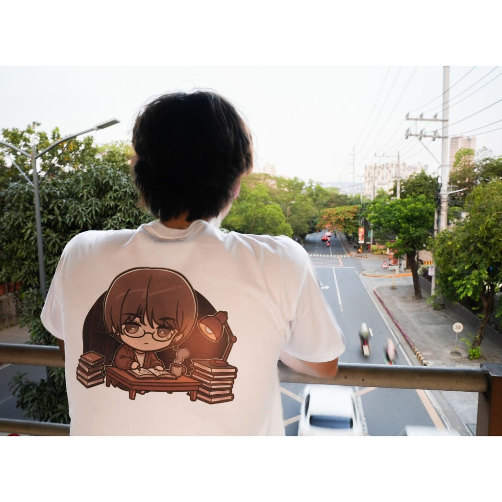 Yukan do it Tシャツ | バックプリント Yukan勉強中デザイン| ユニセックス